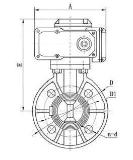 UPVC Electric Butterfly Valve