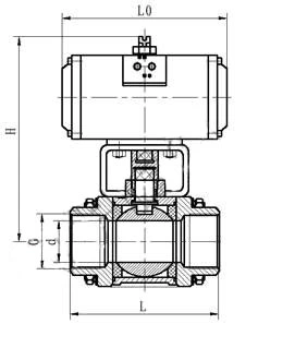 Pneumatic Stainless Steel Ball Valve