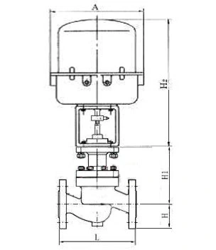 Single Seat Electric Control Valve