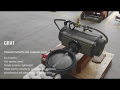 공기성 나비 밸브 (폭발 방지)